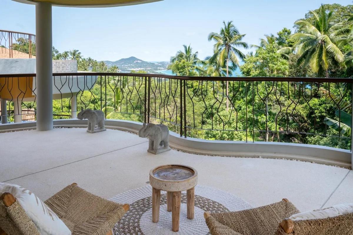 Villa Lola 2Br - Private Infinity Pool & Sea View Praia Chaweng Exterior foto