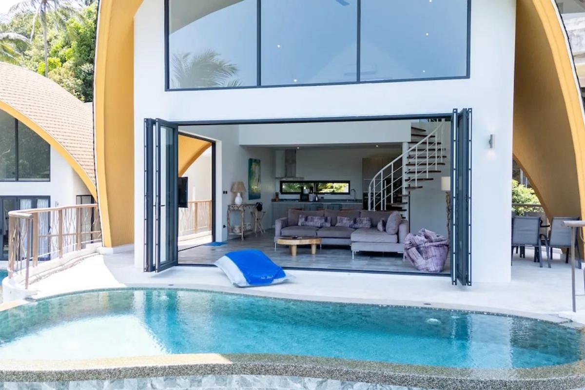Villa Lola 2Br - Private Infinity Pool & Sea View Praia Chaweng Exterior foto