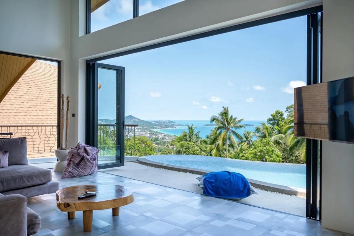 Villa Lola 2Br - Private Infinity Pool & Sea View Praia Chaweng Exterior foto